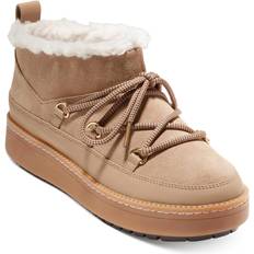 Cole Haan Women Boots Cole Haan Cloudfeel Waterproof Lace Snow Mini Boots Beige