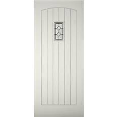 Doors B&Q Diamond Bevel External Door R, L (90.7x212.5cm)