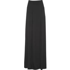 LTS Tall Flare Stretch Maxi Skirt - Black Fit