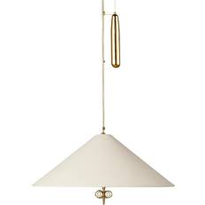 GUBI A1967 Brass/White Pendant Lamp ∅ 56cm