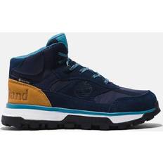 Bleu Chaussures de marche Timberland Kid's Waterproof Trail Trekker Hiking Boots - Navy Blues