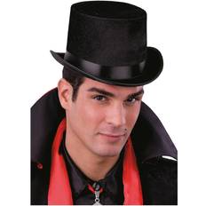 Black Hats Horror-Shop Schwarzer Zylinder für Fasching & Halloween