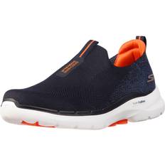 Skechers GOwalk 6 - Navy/Naranja