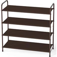 Simple Houseware 4-Tier Storage Organizer Bronze Shoe Rack