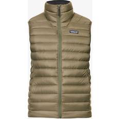 Patagonia Mens Basin Green Padded Brand-patch Recycled-nylon Down Gilet