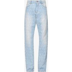Versace Jeans Versace Logo Print Denim Jeans - Blå