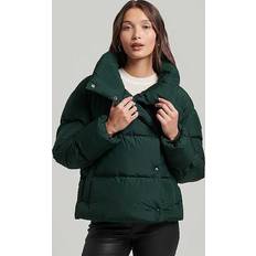 Superdry Herren Mäntel Superdry Studios Short DB Duvet Jacket Forest Green