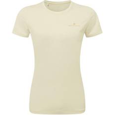 Beige - Sportswear Garment T-shirts Ronhill Women's Tech Short Sleeve Tee Vanilla/Solar