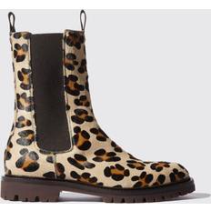 Scarosso Wooster chelsea boots leopard_print_pony