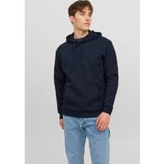 Jack & Jones Tröjor Jack & Jones Enfärgat Hoodie Blå