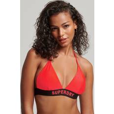 Superdry Bikini Tops Superdry Code Triangle Elastic Bikini Top Orange, Orange, 14, Women