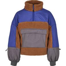 Vêtements Urban Classics Sherpa 3-tone Pull Over Jacket Toffee/bluepurple