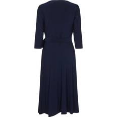 Lauren Carlyna Wrap Dress - Lighthouse Navy
