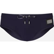 Dolce & Gabbana Swim briefs with high-cut leg and branded plate