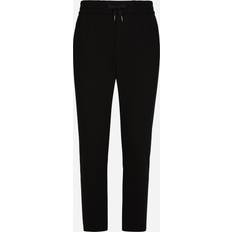 Dolce & Gabbana Jersey jogging pants with DG patch black