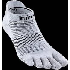Injinji Tøj injinji Men's Run Lightweight No-Show Strømper - Grå