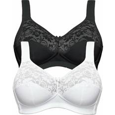 Susa Non-Wired Bra Multicoloured - White/Black