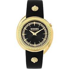 Versus Versace Tortona Crystal Watch, 38mm Black