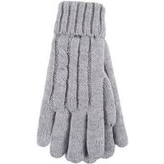 Polyester Mittens Heat Holders Women's Amelia Cable Knit Gloves, Pair