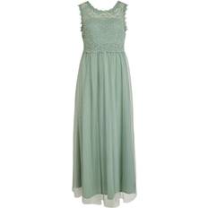 Spiss Kjoler Vila Blonde Maxi Dress - Green Milieu