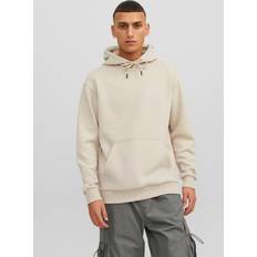 Beige - Hoodies Tröjor Jack & Jones Enfärgat Hoodie Beige