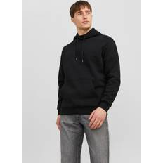 Jack & Jones Tröjor Jack & Jones Enfärgat Hoodie Svart