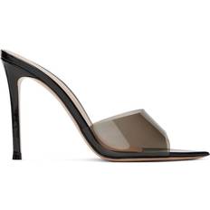 Gianvito Rossi Chaussons et Sandales Gianvito Rossi Black Leather Elle Mules Woman