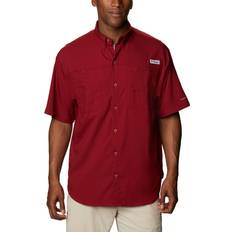 Columbia Men Shirts Columbia PFG Tamiami II Short Sleeve Shirt - Beet