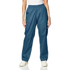 Clothing Dickies Women's Signature Elastic Waist Scrubs Pant, Caribbean Blue