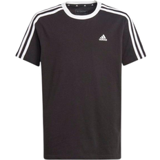 Børnetøj adidas Essentials 3-Stripes Loose Fit Boyfriend T-shirt - Black/White