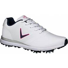 Callaway Golfsko Callaway Womens Vista Golf Shoes White/Pink