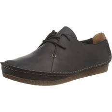 Clarks Women Derby Clarks Komfort Schnürer schwarz