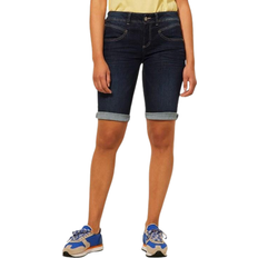 Street One Shorts Street One Women's Style Jane Bermuda Short - Dark Blue Dipped Wash