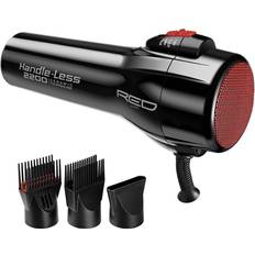 Blow dryer with comb Red by Kiss 2200 Ceramic Tourmaline Handleless