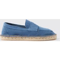 Herr - Läder Espadriller Scarosso Mocka Espadriller Herr - Stålgrå