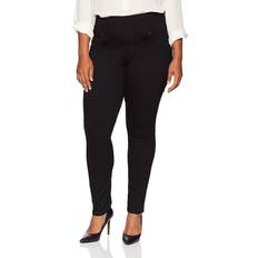3XL Jeans Lee Women's Plus Size Slim Fit Sculpting Skinny Pull On Jeans - Black