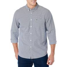 Lacoste Shirts Lacoste Men's Regular Fit Cotton Poplin Shirt, Blanc/Marine