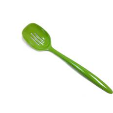 Green Slotted Spoons Gourmac 12-Inch Melamine Slotted Spoon