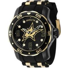 Invicta Watches Invicta Black Mens NHL Watch