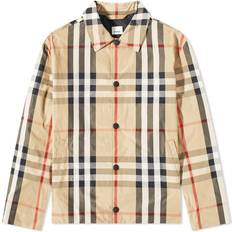 Burberry Homme Vestes Burberry Check Coach Jacket - Archive Beige Men's