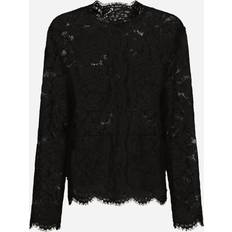 Soie Blazers Dolce & Gabbana Single-Breasted Lace Jacket