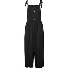 Jumpsuits & Overalls Yours Curve Culotte Dungarees Plus Size - Black