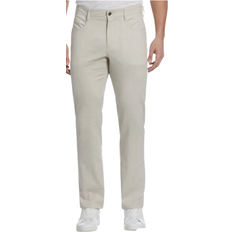 Linen Pants - Men Cubavera Linen-Blend 5-Pocket Pants - Natural Linen