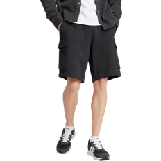 adidas Men's Essentials French Terry Cargo Shorts - Black