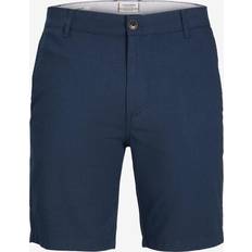 Jack & Jones Dave Linen Shorts - Navy