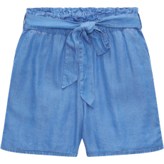 Tom Tailor Relaxed Shorts - Bright Mid Blue Chambray