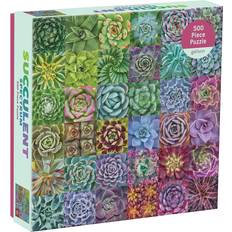 Jigsaw Puzzles Galison Succulent Spectrum 500 Pieces