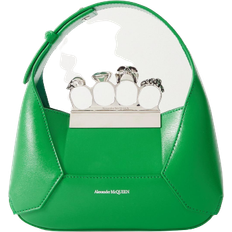 Alexander McQueen The Jewelled Mini Hobo Bag - Bright Green