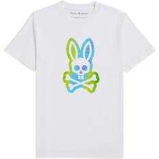 Psycho Bunny T-shirts Psycho Bunny Mens Montgomery Graphic Tee - White