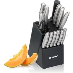 Alpina 8129864 Skalkniv, Allkniv, Brödkniv, Santokukniv, Kockkniv, Stekkniv, Trancherkniv
